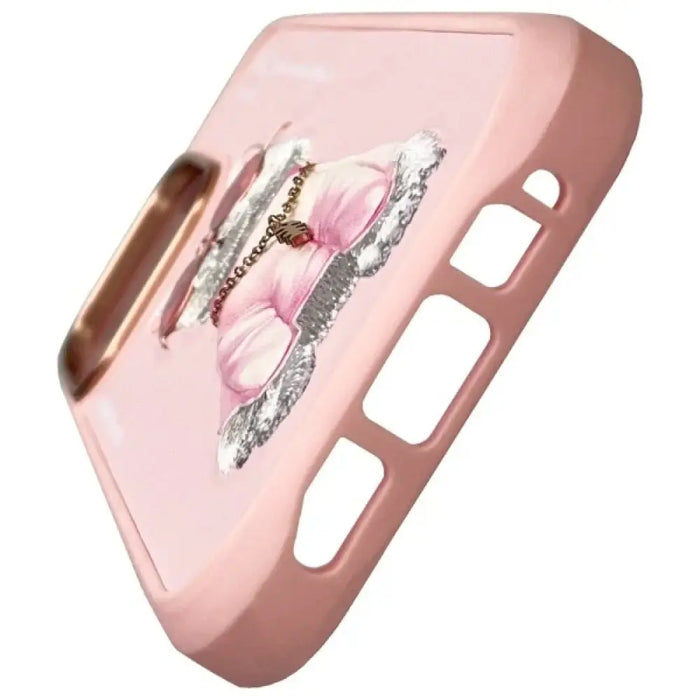 Nimmy Glasses Cool Cat Case за iPhone 16 Pro - розов