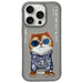 Nimmy Glasses Cool Cat Case за iPhone 16 Pro - сив