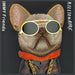 Nimmy Glasses Cool Dog Case за iPhone 15 Pro - черен