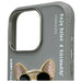 Nimmy Glasses Cool Dog Case за iPhone 16 Pro Max - сив
