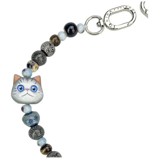 Nimmy New Big Eye Cute Pets 2.0 Bag Charm - Сиво