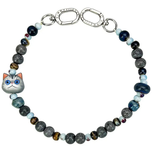 Nimmy New Big Eye Cute Pets 2.0 Bag Charm - Сиво