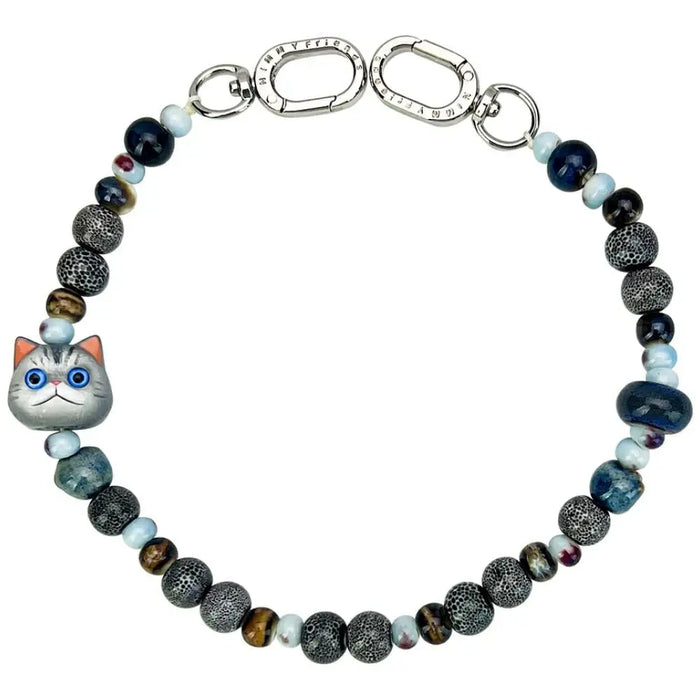 Nimmy New Big Eye Cute Pets 2.0 Bag Charm - Сиво
