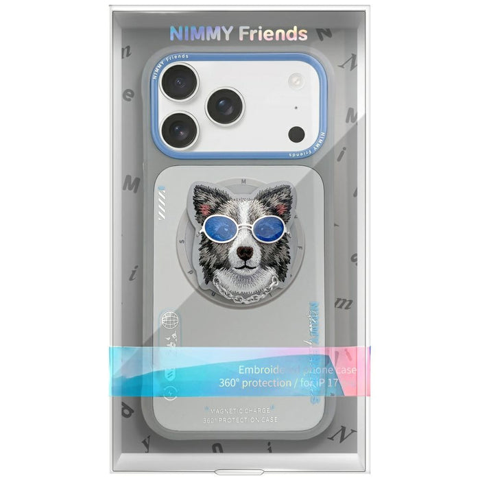 Калъф Nimmy Glasses Cool nag MagSafe за iPhone 17 - сив