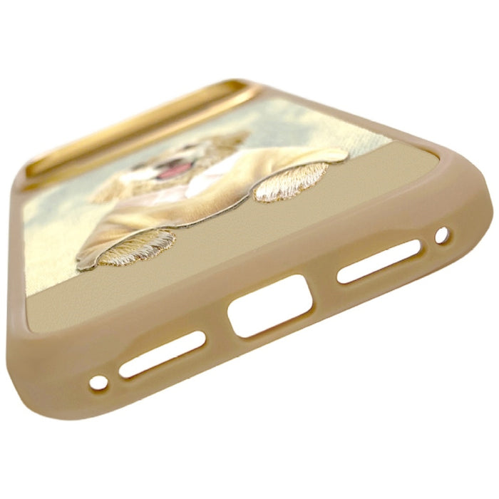 Калъф Nimmy Gentle Pets Series Dog MagSafe за iPhone 17 Pro Max - кафяв