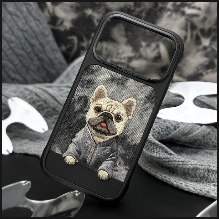 Калъф Nimmy Gentle Pets Series Dog MagSafe за iPhone 17 Pro Max - черен