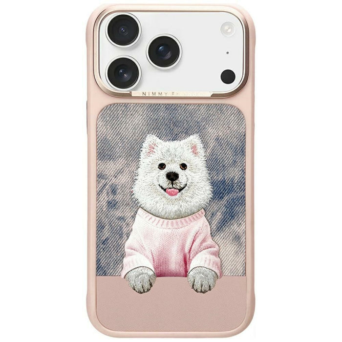 Калъф Nimmy Gentle Pets Series Dog MagSafe за iPhone 17 Pro Max - розов