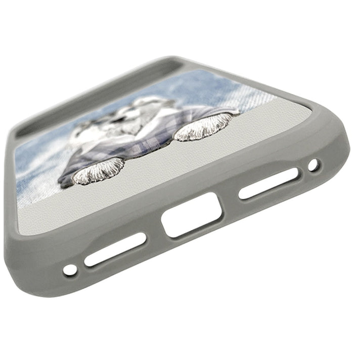 Калъф Nimmy Gentle Pets Series Dog MagSafe за iPhone 17 Pro Max - сив