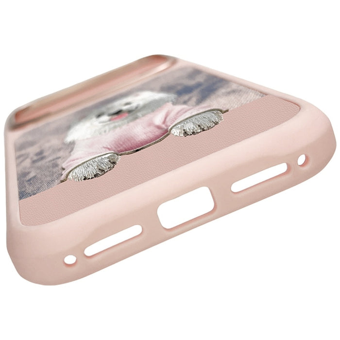 Калъф Nimmy Gentle Pets Series Dog MagSafe за iPhone 17 Pro - розов