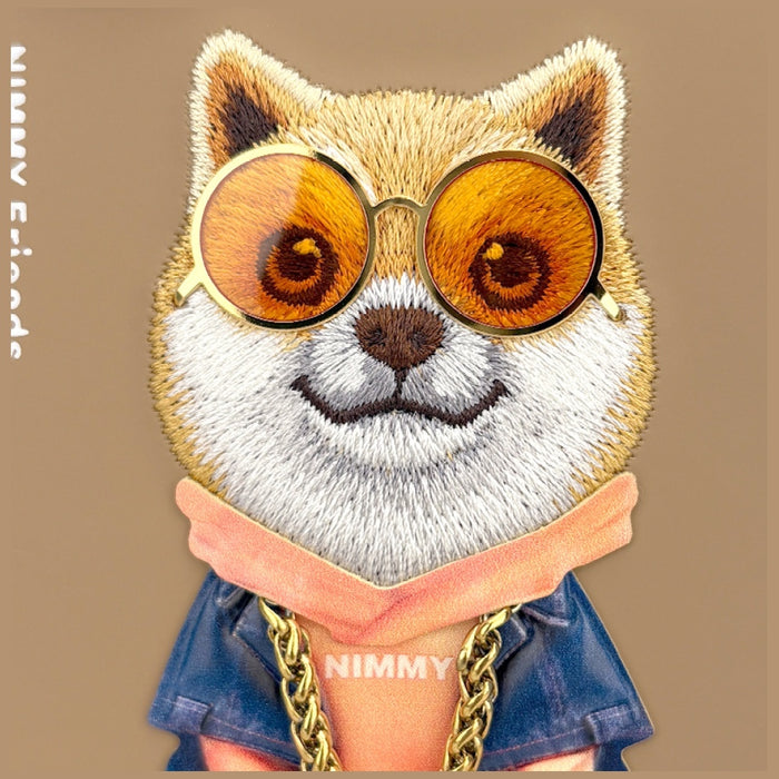 Калъф Nimmy Glasses Cool Dog за Samsung Galaxy S26 Ultra - бежов