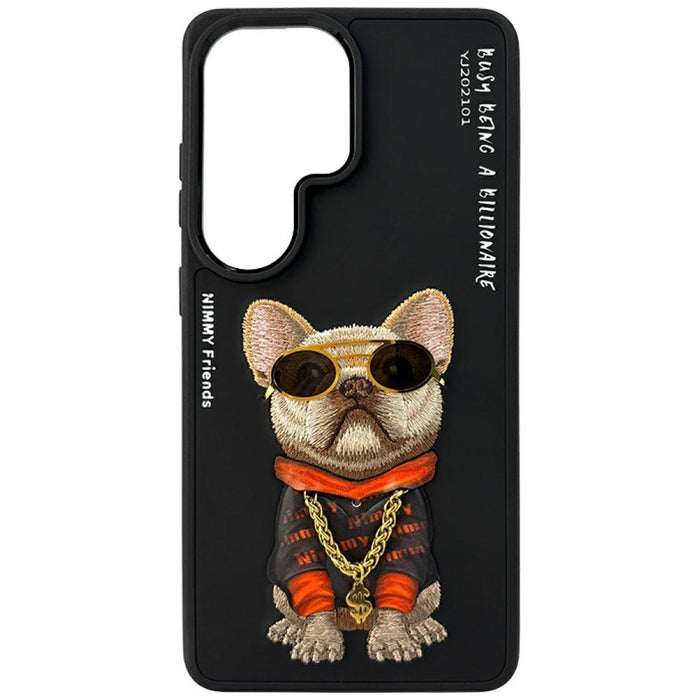 Калъф Nimmy Glasses Cool Dog за Samsung Galaxy S26 Ultra - черен