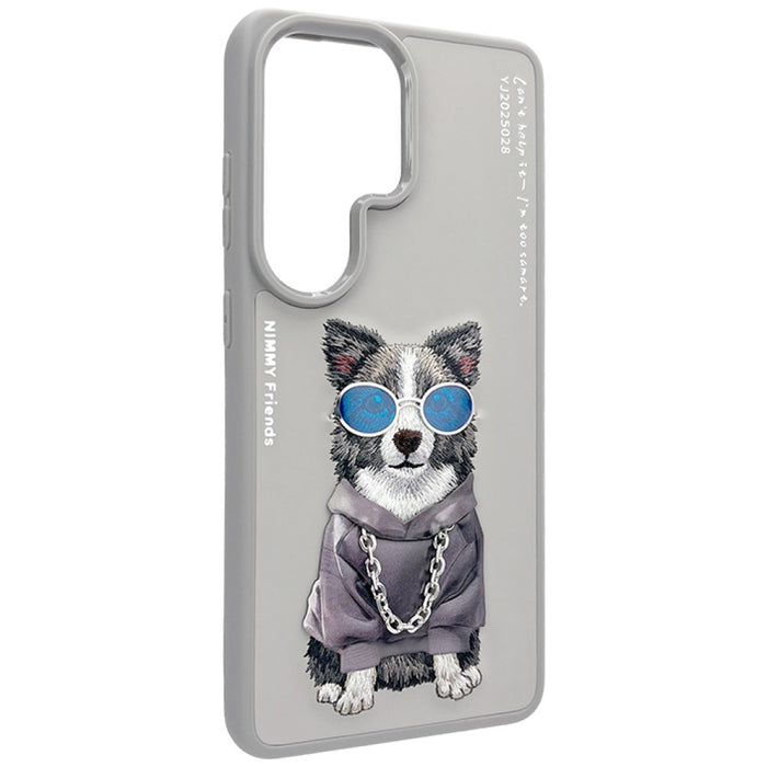 Калъф Nimmy Glasses Cool Dog за Samsung Galaxy S26 Ultra - сив