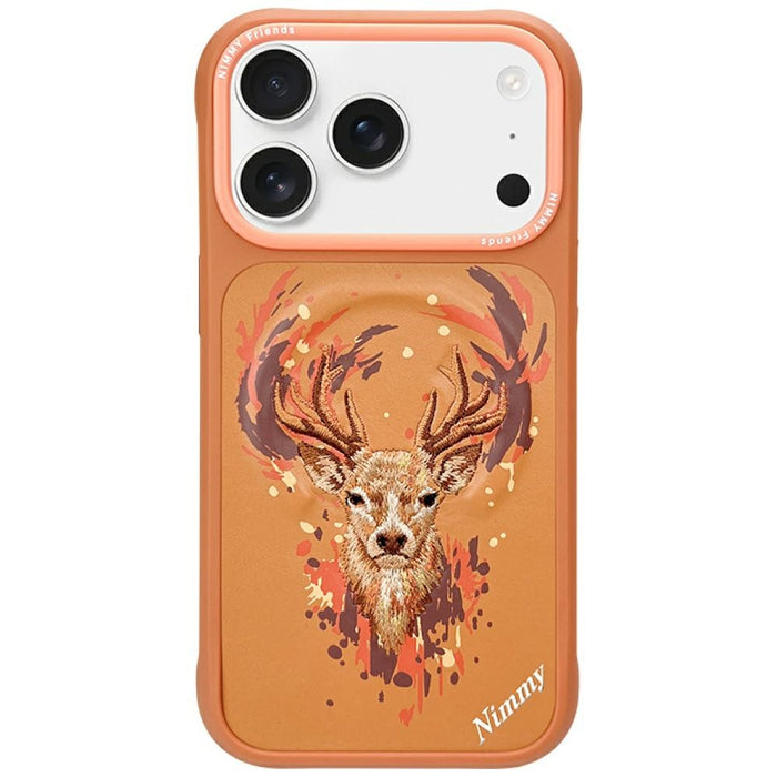 Калъф Nimmy Jeleń MagSafe за iPhone 17 Pro Max - оранжев
