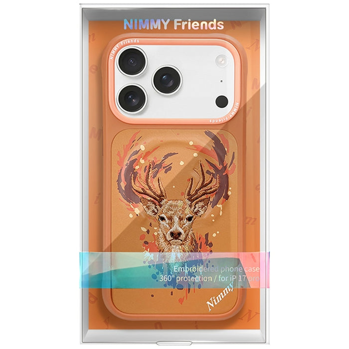 Калъф Nimmy Jeleń MagSafe за iPhone 17 Pro Max - оранжев
