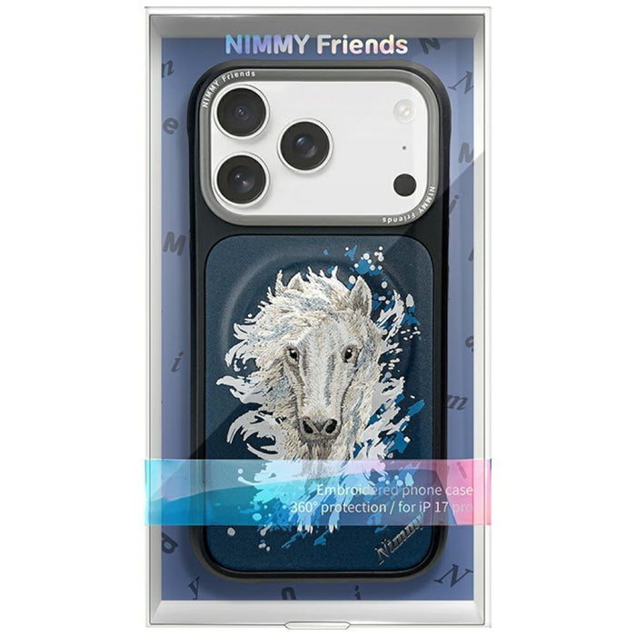 Калъф Nimmy Koń MagSafe за iPhone 17 Pro - тъмносин