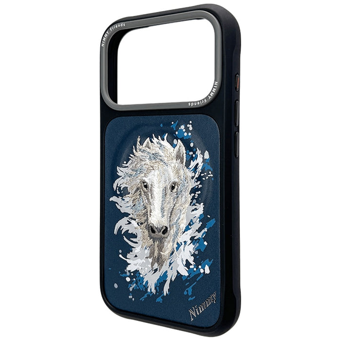 Калъф Nimmy the Horse MagSafe за iPhone 17 Pro Max - тъмносин