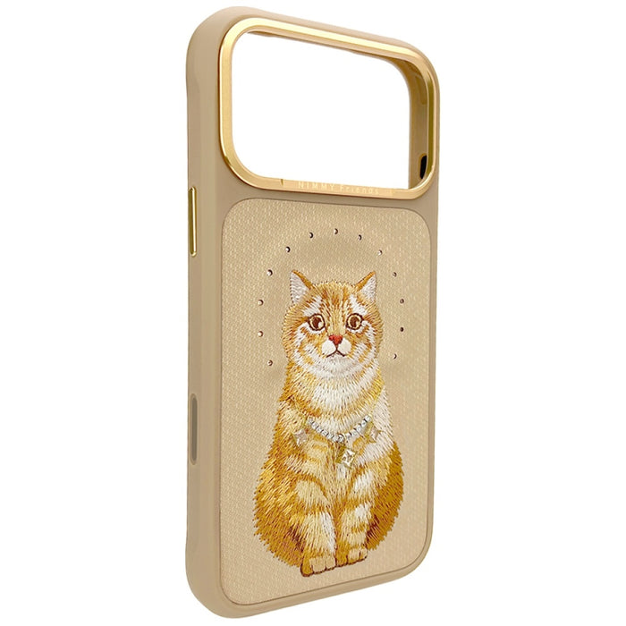 Калъф Nimmy Lucky Fashion Cat MagSafe за iPhone 17 Pro Max - кафяв