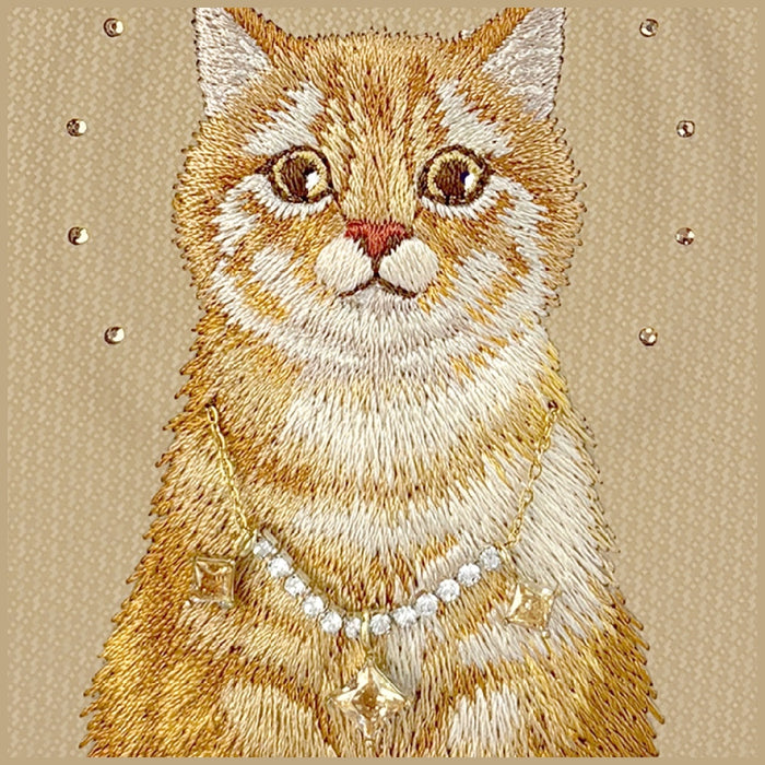 Калъф Nimmy Lucky Fashion Cat MagSafe за iPhone 17 Pro Max - кафяв
