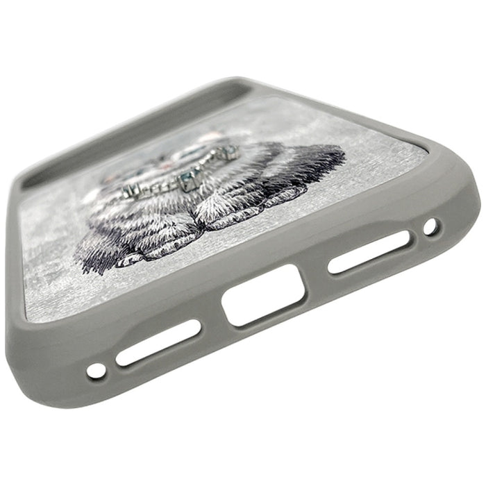 Калъф Nimmy Lucky Fashion Cat MagSafe за iPhone 17 Pro - сив