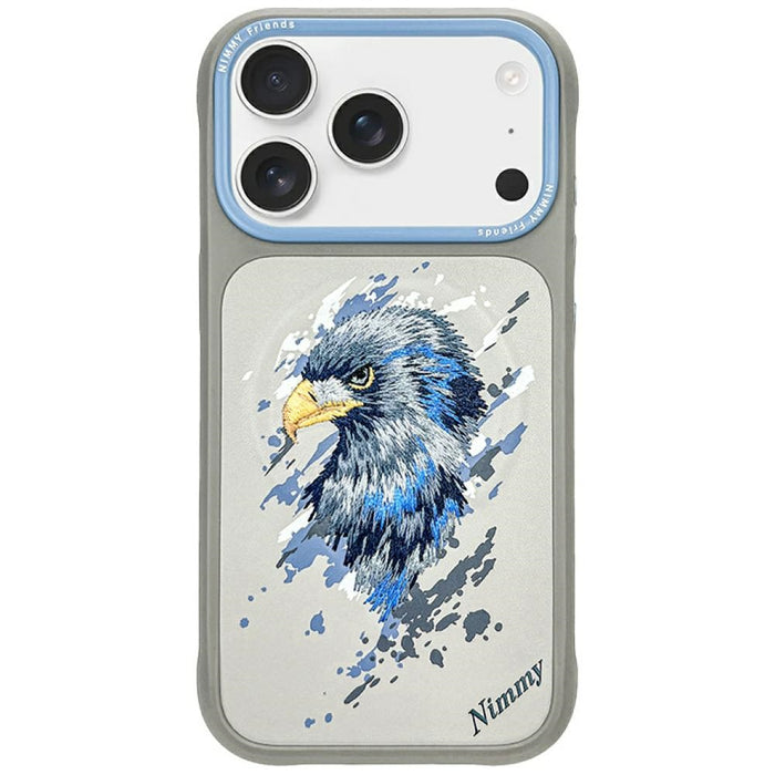 Калъф Nimmy Eagle MagSafe за iPhone 17 Pro - светло сив