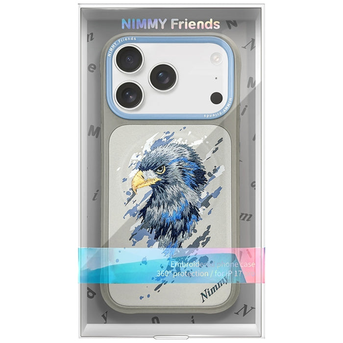 Калъф Nimmy Eagle MagSafe за iPhone 17 Pro - светло сив