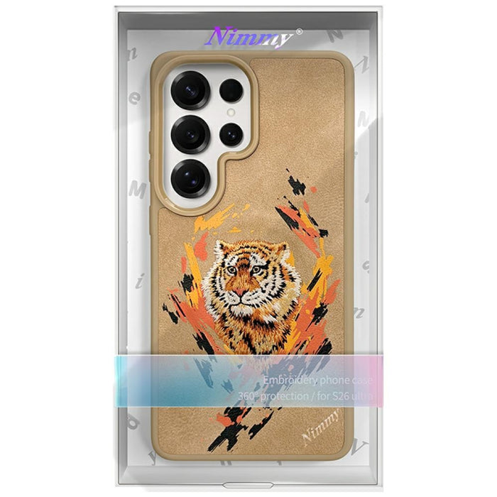 Калъф Nimmy Tiger MagSafe за Samsung Galaxy S26 Ultra - кафяв