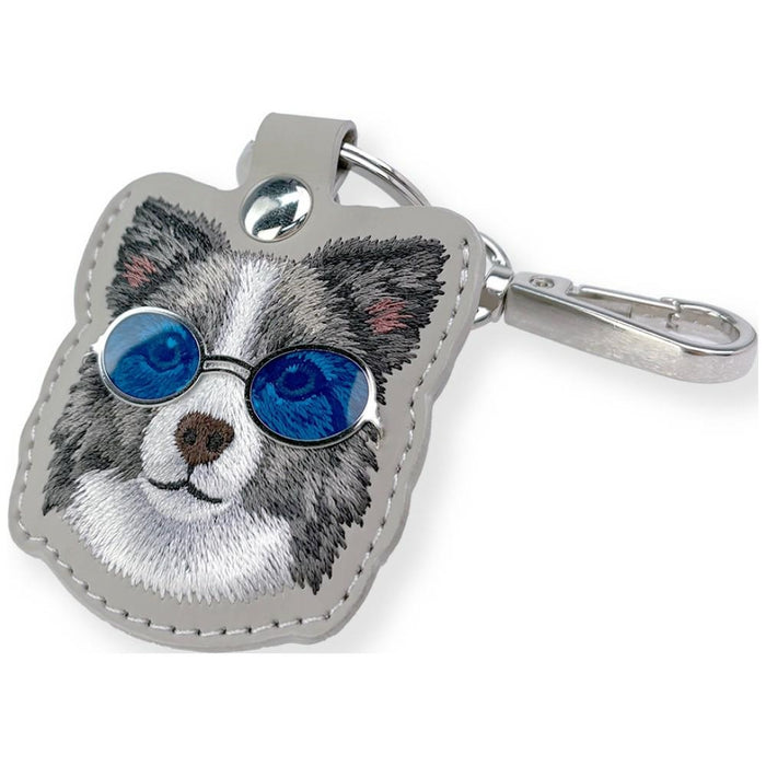 Калъф за проследяване на кучета Nimmy Glasses Cool and Cute - сив