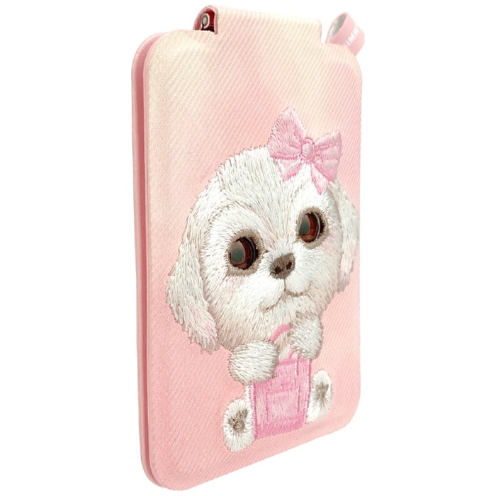 Nimmy New Big-Eye Cute Pets 2.0 Магнитен портфейл за кучета със стойка за телефон - розов