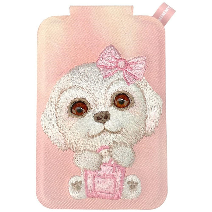 Nimmy New Big-Eye Cute Pets 2.0 Магнитен портфейл за кучета със стойка за телефон - розов