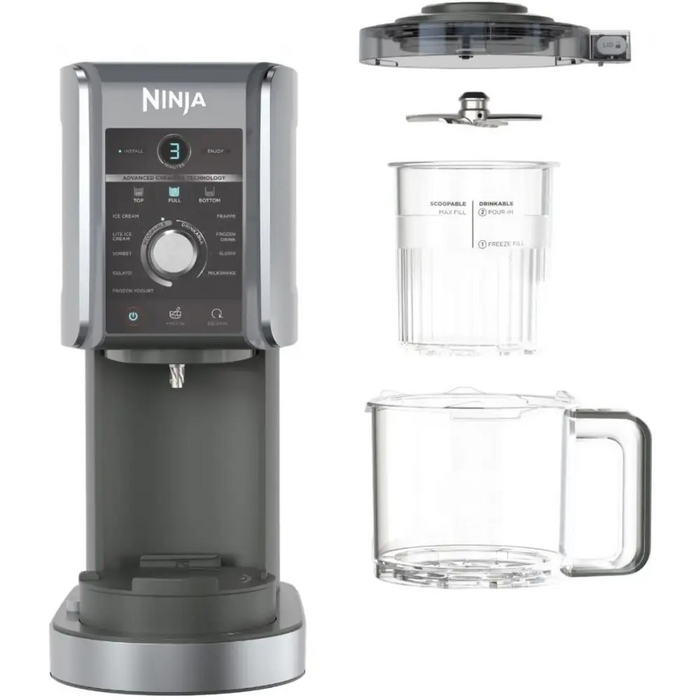 Ninja Creami Ice Cream and Slush Maker 0.71L Black EU