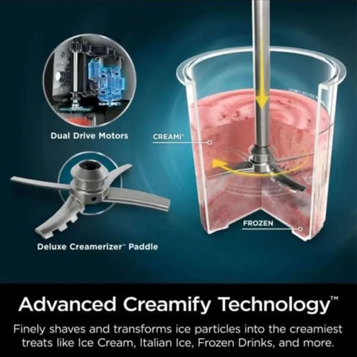 Ninja Creami Ice Cream and Slush Maker 0.71L Black EU