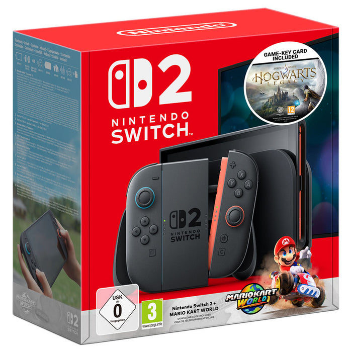 Конзола SWITCH 2 MARIO KART WORLD + NINTENDO HOGWARTS LEGACY 256 GB