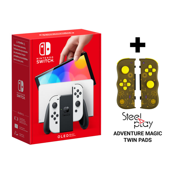 Конзола NINTENDO SWITCH OLED + TWIN PADS MAGIC 64GB