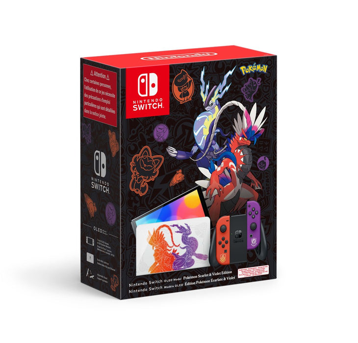 Nintendo Switch Oled Pokémon Scarlet & Violet Edition преносима игрова конзола 17.8 см (7") 64 GB сензорен екран Wi-Fi Многоцветен