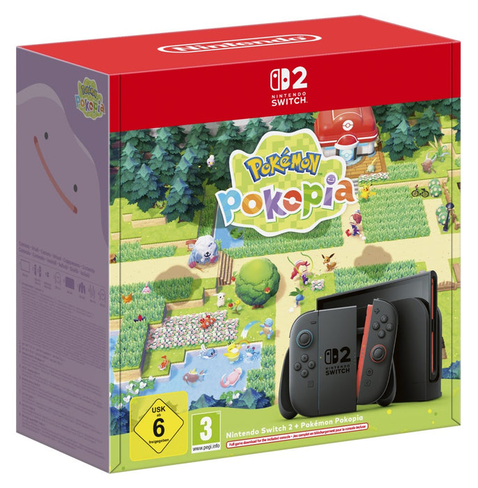 Преносима игрова конзола Nintendo Switch 2 & Pokemon Pokopia 20.1 см (7.9") 256 GB Сензорен екран Wi-Fi Черна