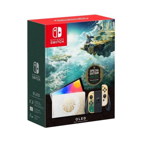 Nintendo Switch OLED Model Zelda: Tears of the Kingdom Limited Edition Gold/ White EU