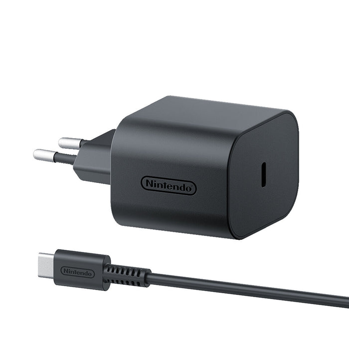 USB Cable Nintendo CARGA N-SWITCH 2 Черен