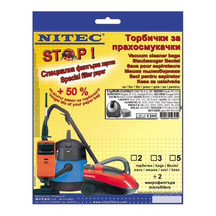 ТОРБИЧКИ SAPIR 1001 / ROHNSON / PROLUX / SOLAC NITEC SANG_T395 5 БР