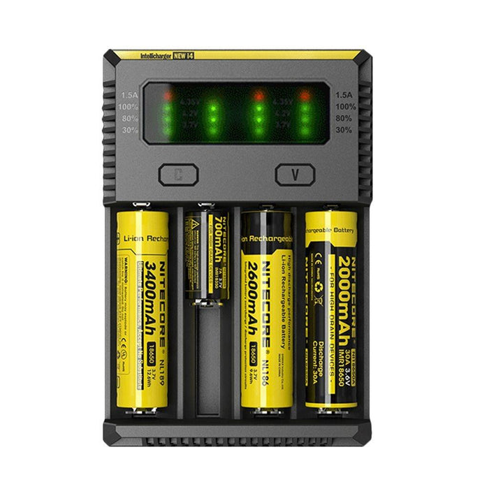 Зарядно у-во NITECORE i4, Universal Charger, LiIon &amp; NIMH, 18650, CR123; AA, AAA, C, D