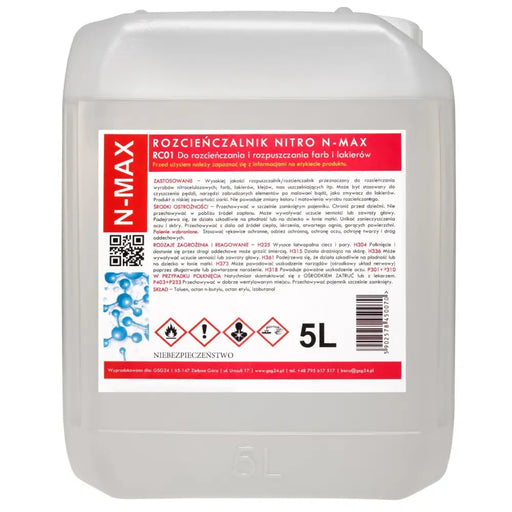 NITRO RC-01 N-MAX 5L разредител разтворител