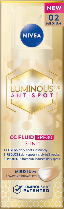 CC 3в1 флуид среден тон Luminous630, SPF 30, 40 ml