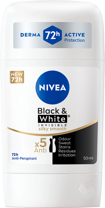 Део стик Black&White Invisible Silky Smooth, 50 ml