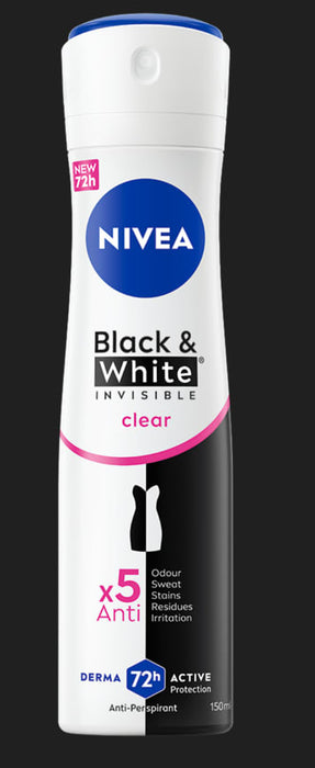 Дезодорант Black&White Invisible Clear, 150 ml