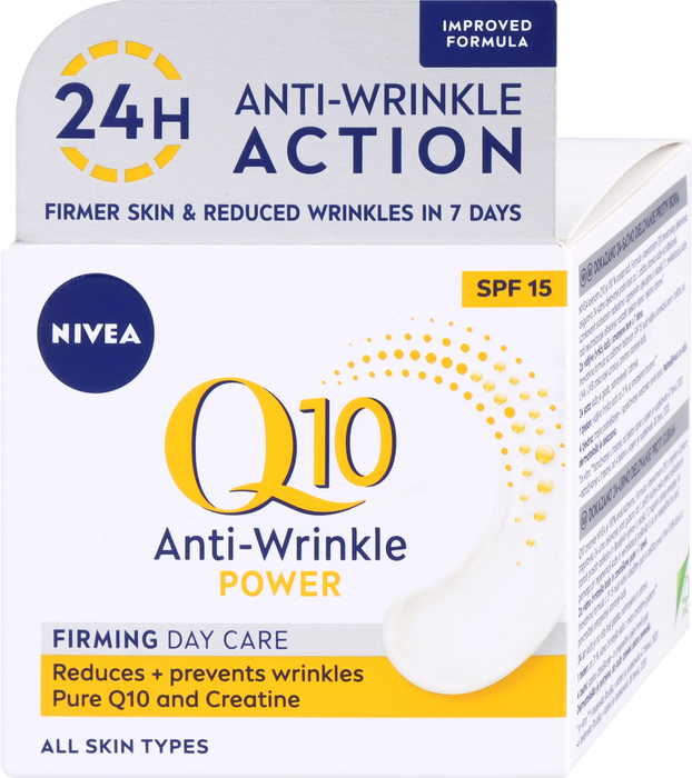 Дневен крем против бръчки Q10 SPF 15, 50 ml