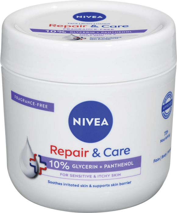 Крем за тяло Repair&Care Glycerin+Panthenol, 400 ml