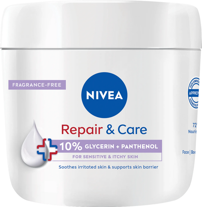 Крем за тяло Repair&Care Glycerin+Panthenol, 400 ml
