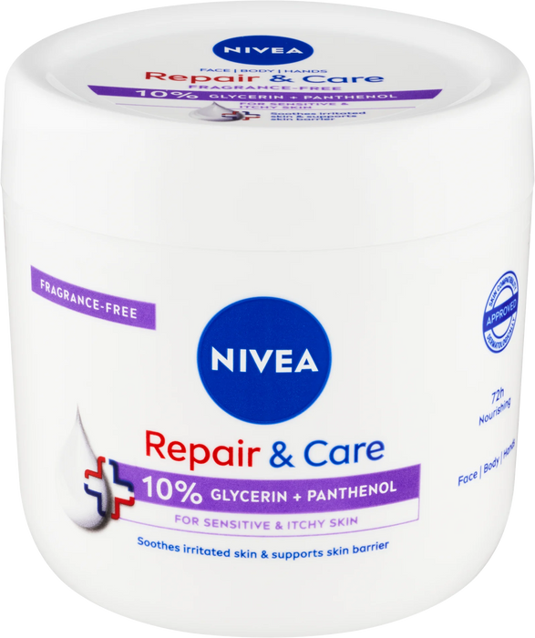 Крем за тяло Repair&Care Glycerin+Panthenol, 400 ml