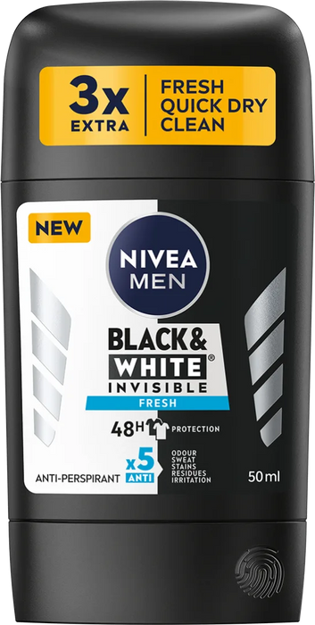 Део стик Black&White Fresh, 50 ml