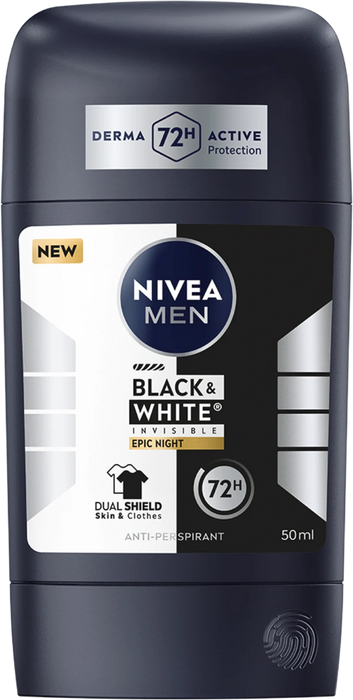 Део стик Black & White Invisible Epic Night, 50 ml