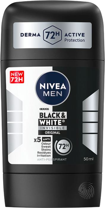 Део стик Invisible Black & White, 50 ml